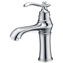 Chrome Single Hole And Handle Vintage Basin Faucet